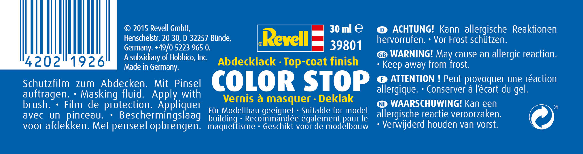 064-39801 - Color Stop, Abdecklack 30ml